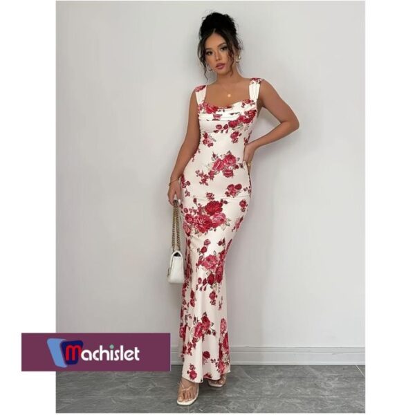 Machislet Noble and elegant fitted casual dress evening dresses