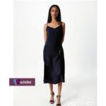 Machislet Noble And Elegant Loose Dress-BLACK