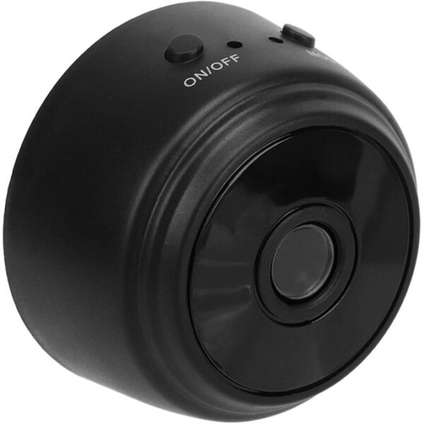 Mini Wireless WIFI Hidden Camera Suitable For Safety - Black
