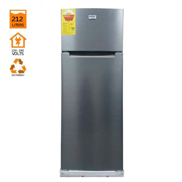 Mitsui 212 Litres - ME-258 Double Door Refrigerator - Silver