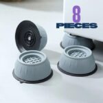 Miztabryn 200kg Refrigerator and Home Appliance Base Stand - Grey 8PCS