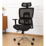 Modern Ergonomic Home & Office Chair - Black