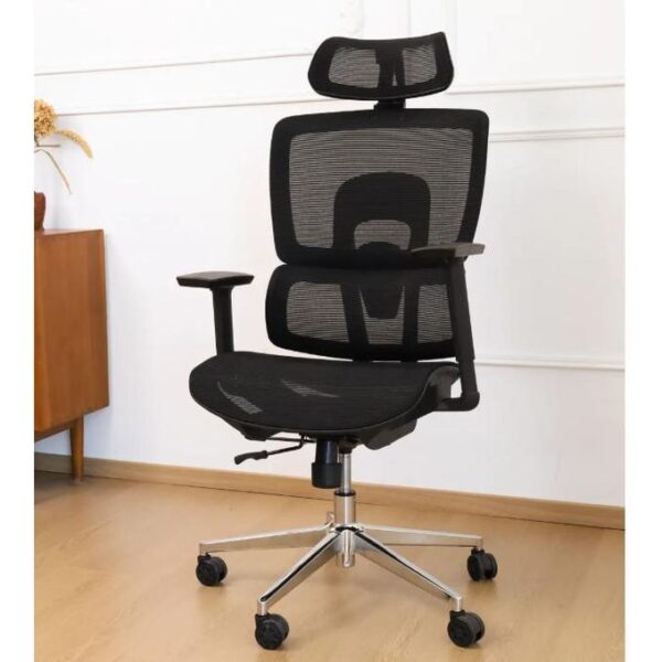 Modern Ergonomic Home & Office Chair - Black