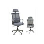 Modern Ergonomic Office Chair - Gray/Multicolour