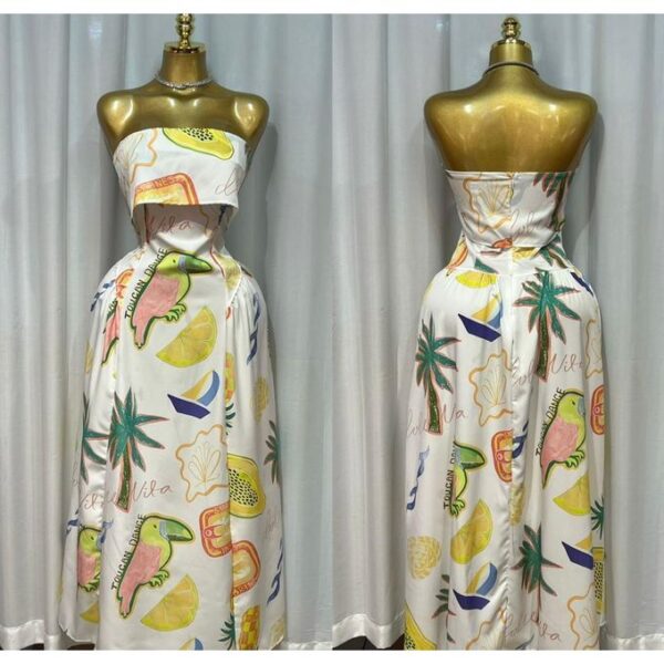 New Ladies Luxury Cocktail Maxi Dress - White