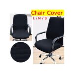 NewCAVEEN S/M/L Spandex Stretch Office Computer Chair - Black