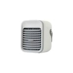 Portable Mini Air Conditioner Water Cooling Fan Air Cooler Humidifier (L6.8 x W6 x H6.8)inch - White