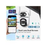 Q2-ER4 Dual Lens Dual Screen Wi-Fi Security Camera - White