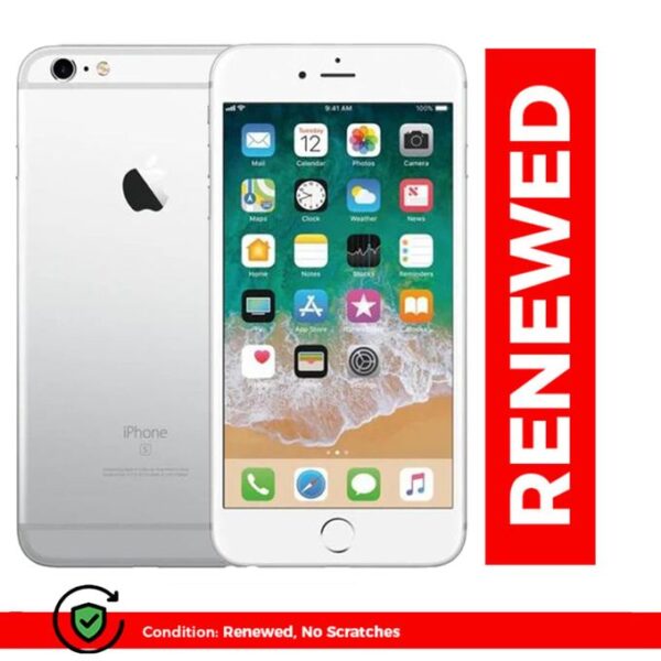 Renewed Apple IPhone 6s Plus 99.9%NEW 2GB RAM+64GB ROM 2750mAh Single SIM 5.5 Inch Screen HD Camera 12MP Touch ID Smartphone【Local Customer Service】