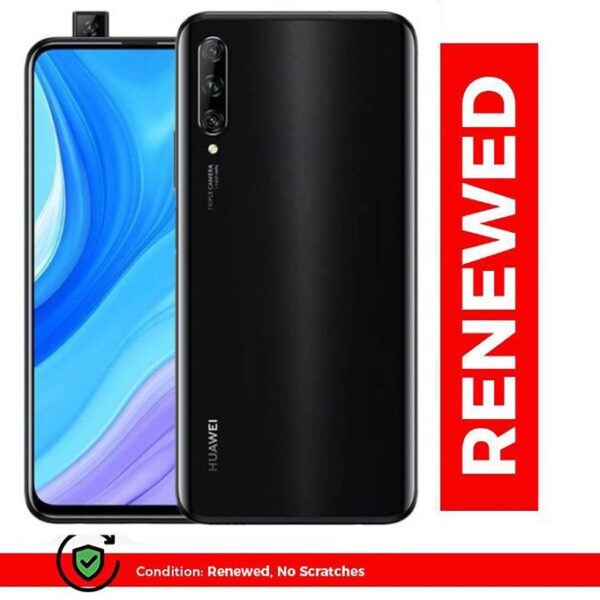 Renewed Huawei Y9s Dual SIM 6GB RAM+128GB ROM 6.59in 48MP 4000mAh smartphone Black
