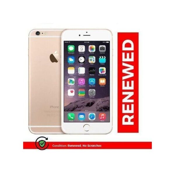Renewed Iphone 6 - 4.7" 1GB RAM+64GB ROM 99.9%NEW- 8Mpx Camera Touch ID Smartphone - 4G - Gold