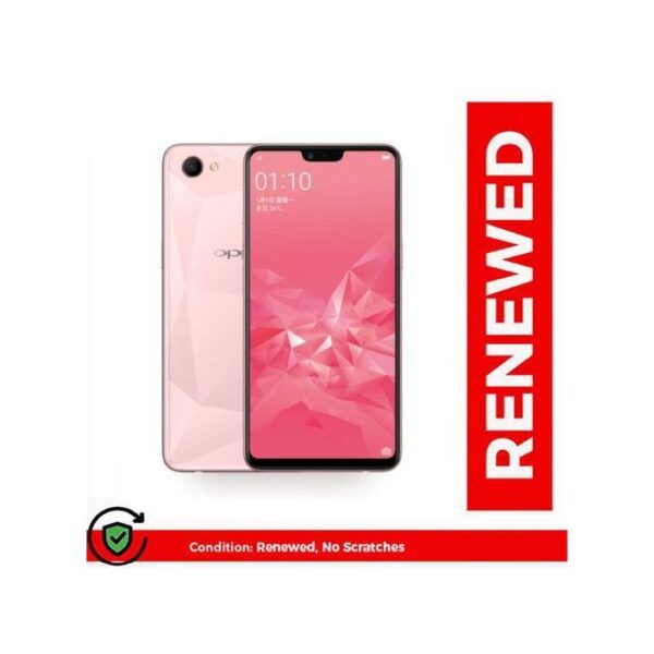 Renewed Oppo A3S 99.9%NEW Renewed 6.2" 4G+64G 13MP+8MP 4230mAh DualSIM FaceUnlock Pink