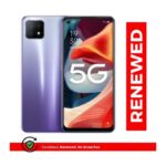 Renewed OPPO Renewed A73 5G 6.5'' 8G+128GB 4040mAh 16MP+16MP Smartphone Dual SIM Side Fingerprint Purple