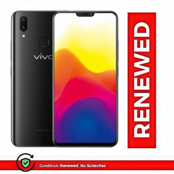 Renewed Vivo X21 - 6.28” - 128GB+6GB - HD Camera 12MP Front/12MP+5MP Rear - Smartphone - Black