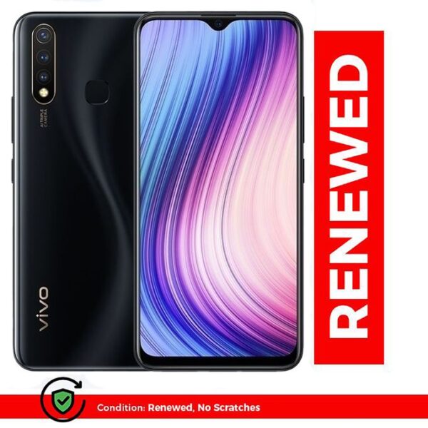 Renewed Vivo Y19 8+128GB ROM Refurbished Dual SIM 6.53-inch Screen HD Camera 16MP Face Unlock + Fingerprint