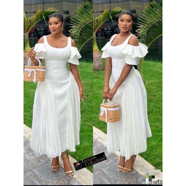 Sexy white -design dress