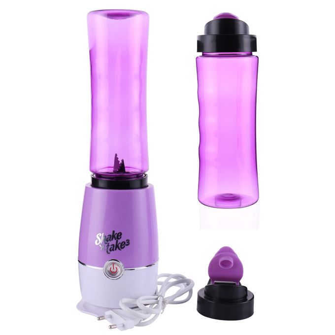Shake N Take High Performance Smoothie Blender with 2 Bottles - Purple Shake N Take High Performance Smoothie Blender with 2 Bottles - Purple