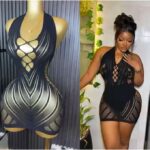 SHEIN Sexy black bodycon mini dress