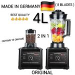 SILVER CREST 4.0L - 5.0L High Powerful Multifunctional Quality Heavy Duty Electric Commercial Blender - Multicolor