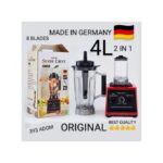 SILVER CREST 4.0L - 5.0L High Quality Durable Professional Powerful Waterproof Blender - Red/Black ( GERMAN STANDARD )