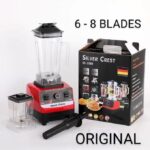 SILVER CREST 4500W 2 in 1 Heavy Duty Commercial Blender - Red/Black