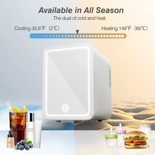 Silver Love 2L Mini Car Refrigerator (Model: JSD-18A1)