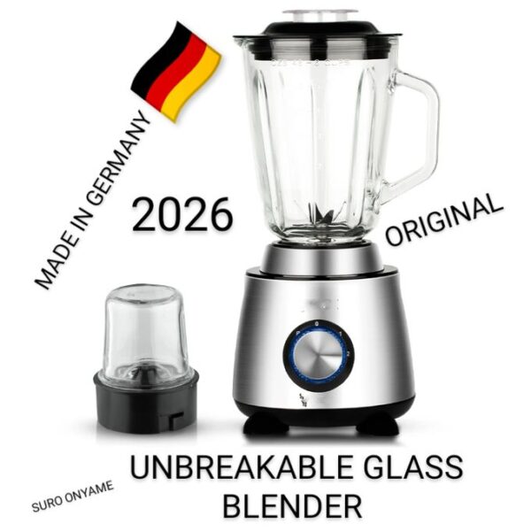 Smokeless - Heavy Duty Fast Blending High Powerful Quality Blender 1.5L - 2.0L ( BIG GLASS JAR )