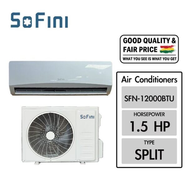 SoFini 1.5HP - Split Air Conditioner - R410A Gas - White