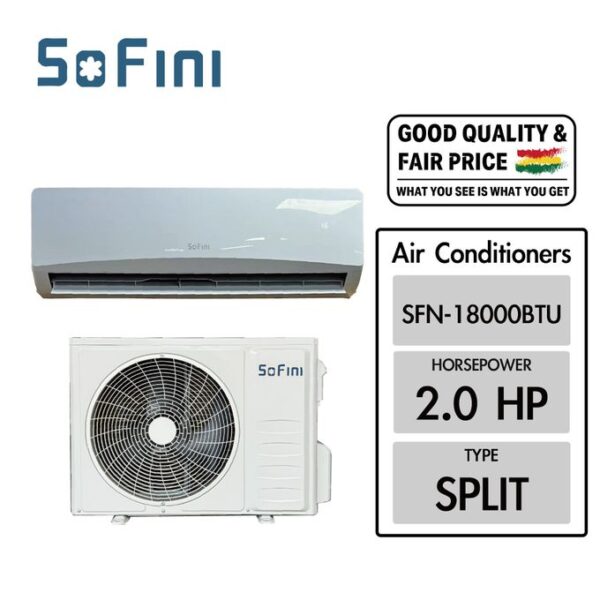 SoFini 2.0HP - Split Air Conditioner - R410A Gas - White