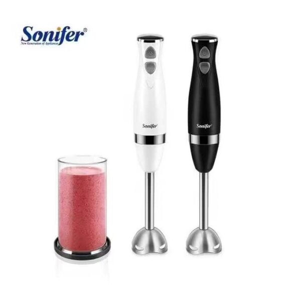 Sonifer SF-8046 Two Speed Electric Hand Blender - 400W Black/White