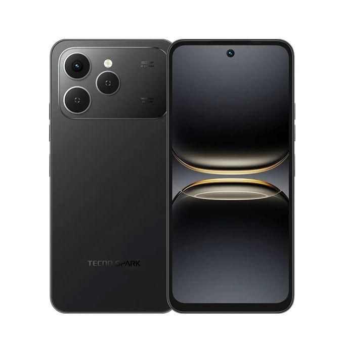 TECNO Spark 40 - 6.67'' - 128GB ROM - 4GB RAM - 50MP Rear/8MP Front - 5200mAh - Black TECNO Spark 40 - 6.67'' - 128GB ROM - 4GB RAM - 50MP Rear/8MP Front - 5200mAh - Black
