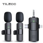TiLECC Wireless Lapel Microphone Type-c For IPhone Android IPad