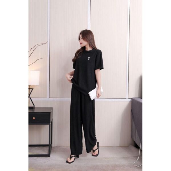 Top & Down Ladies Fashion Dress - Black