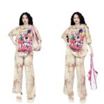 Top & Down Ladies Summer Dress - Brown