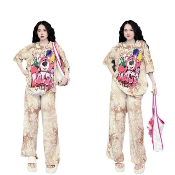 Top & Down Ladies Summer Dress - Brown