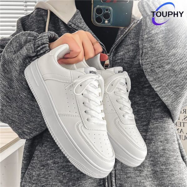 TOUPHY Men's Shoes Fashion Sneakers - White