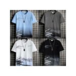 Trendy Short sleeved T-shirt-4 pieces - Multicolour