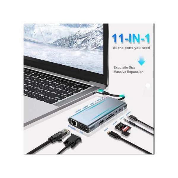 TYPE-C to HDTV 11 in 1 Multi-port Adapter Hub