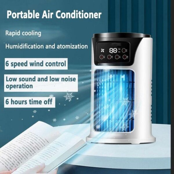 USB spray air conditioner fan, humidifying and purifying air cooler