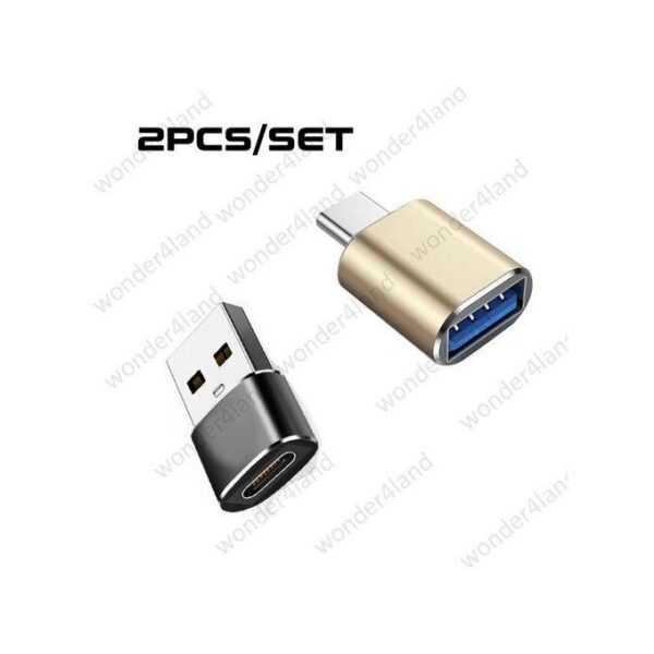 USB To USB C Adapter&Type C Male To 3.0 Female Charger