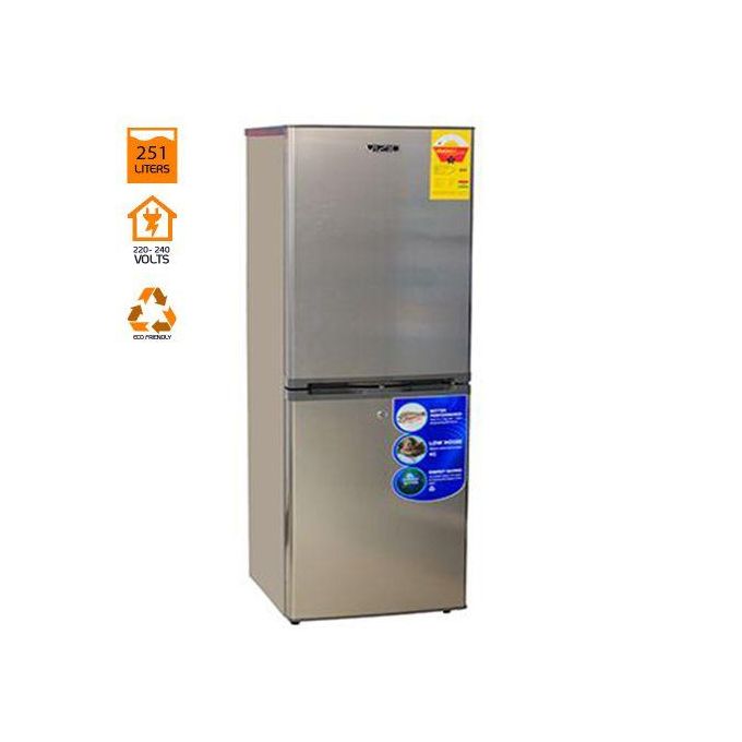 Vizio 251Litres - 338i Refrigerator Bottom Freezer - Silver Vizio 251Litres - 338i Refrigerator Bottom Freezer - Silver
