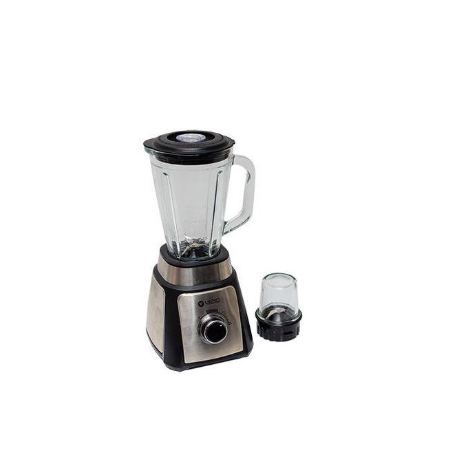 Vizio Multipurpose with Grinder Jar Blender (Glass) - 1.5L - 600W Silver/Black Vizio Multipurpose with Grinder Jar Blender (Glass) - 1.5L - 600W Silver/Black