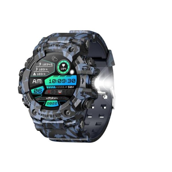 Vodra Rugged Outdoor Smart Watches for Men, Military Smart Watch Bluetooth Call(Answer/Dial Calls) , Waterproof Fitness Tracker with Heart Rate/Blood Oxygen/Sleep...