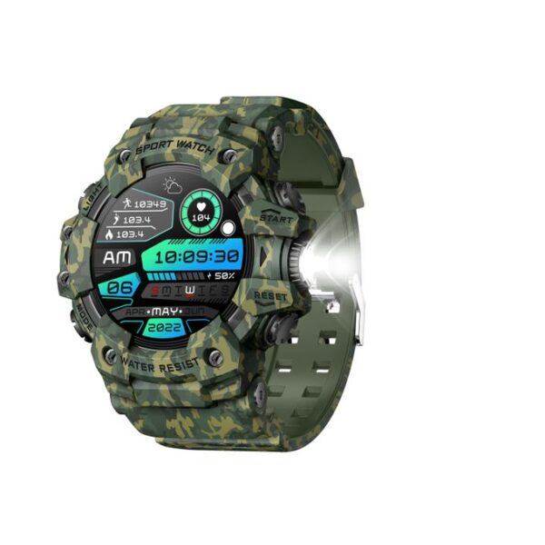 Vodra Rugged Outdoor Smart Watches for Men, Military Smart Watch Bluetooth Call(Answer/Dial Calls) , Waterproof Fitness Tracker with Heart Rate/Blood Oxygen/Sleep...