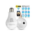 WIFI Panoramic Bulb Camera - White