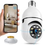 WiFi Wireless Light Bulb Camera Smart Home Security IR Night