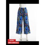 Women’s African Print Wide-Leg Palazzo Pants