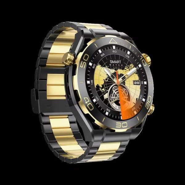 Z91 Pro Max Smart Watch Men 1.52inch HD Screen AI Voice Bluetooth Call Health Monitoring Outdoor Sports Smartwatch - Gold