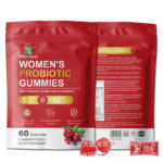 women probiotic gummies, cranberry flavor, pH balancing care