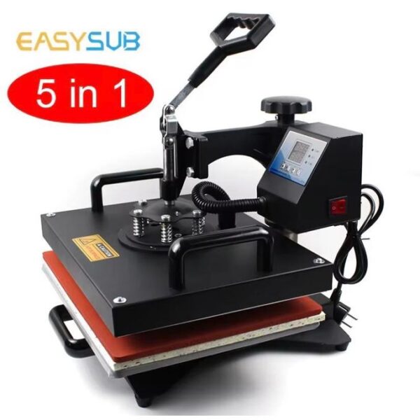 1 x Heat Press Machine 29cm X 38cm 1 x Cap Press 1 x Mug Press 2 x Plate Press
